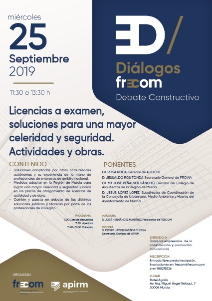 Próxima edición de Diálogos FRECOM: “Licencias a examen”